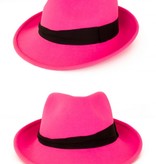 Al Capone hoed wolvilt roze