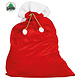 Fluwelen zak Kerstman 60x100cm