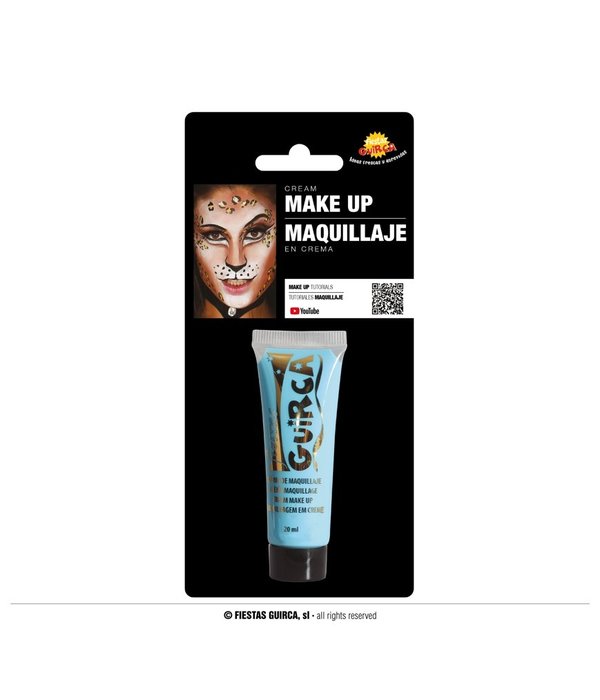 Tube make-up crème Lichtblauw
