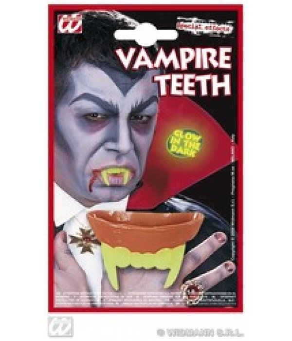 Vampier tanden glow in dark