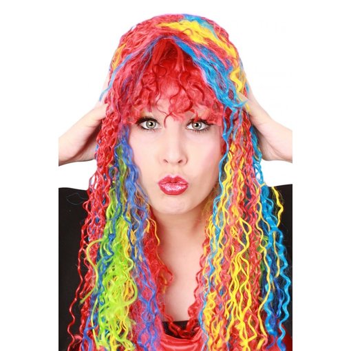 Serpetine regenboog pruik
