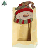 Papieren Sneeuwpop Cadeauzakjes (3st)