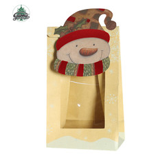 Papieren Sneeuwpop Cadeauzakjes (3st)