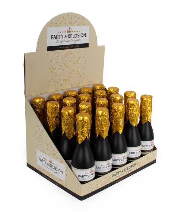 Party Fles Brut Confetti Shooter (20 cm)