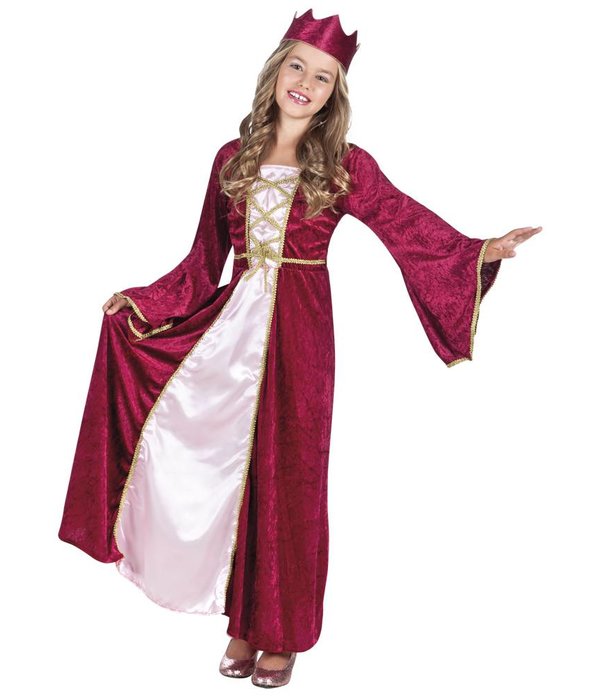 Kinderkostuum Renaissance koningin