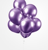 Chrome Ballonnen Paars 30cm (10st)