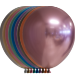Chrome Ballonnen Mix Kleuren 30cm (10st)