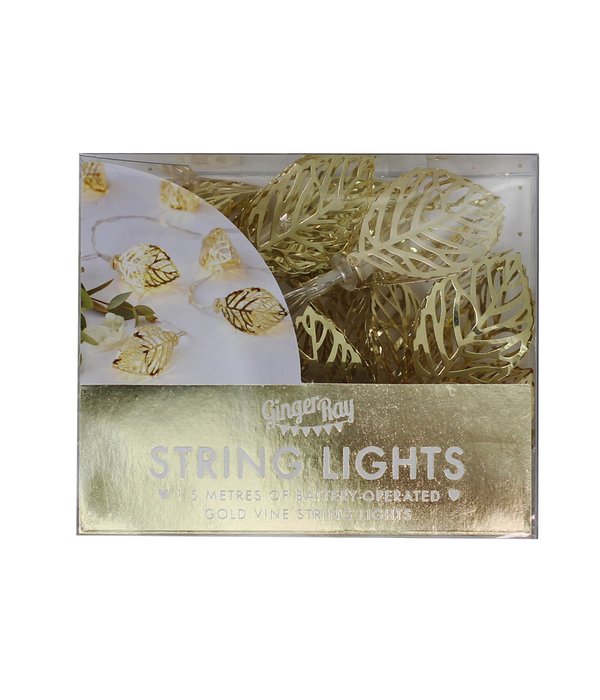 Lichtslinger Met Gouden Bladeren (1,5 mtr)