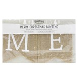 Jute Letterslinger Merry Christmas (2,5 mtr)