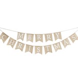 Jute Letterslinger Merry Christmas (2,5 mtr)