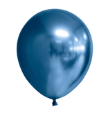Chrome Ballonnen Blauw 30cm (10st)