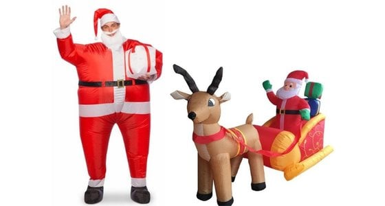 Opblaasbare Kerstman