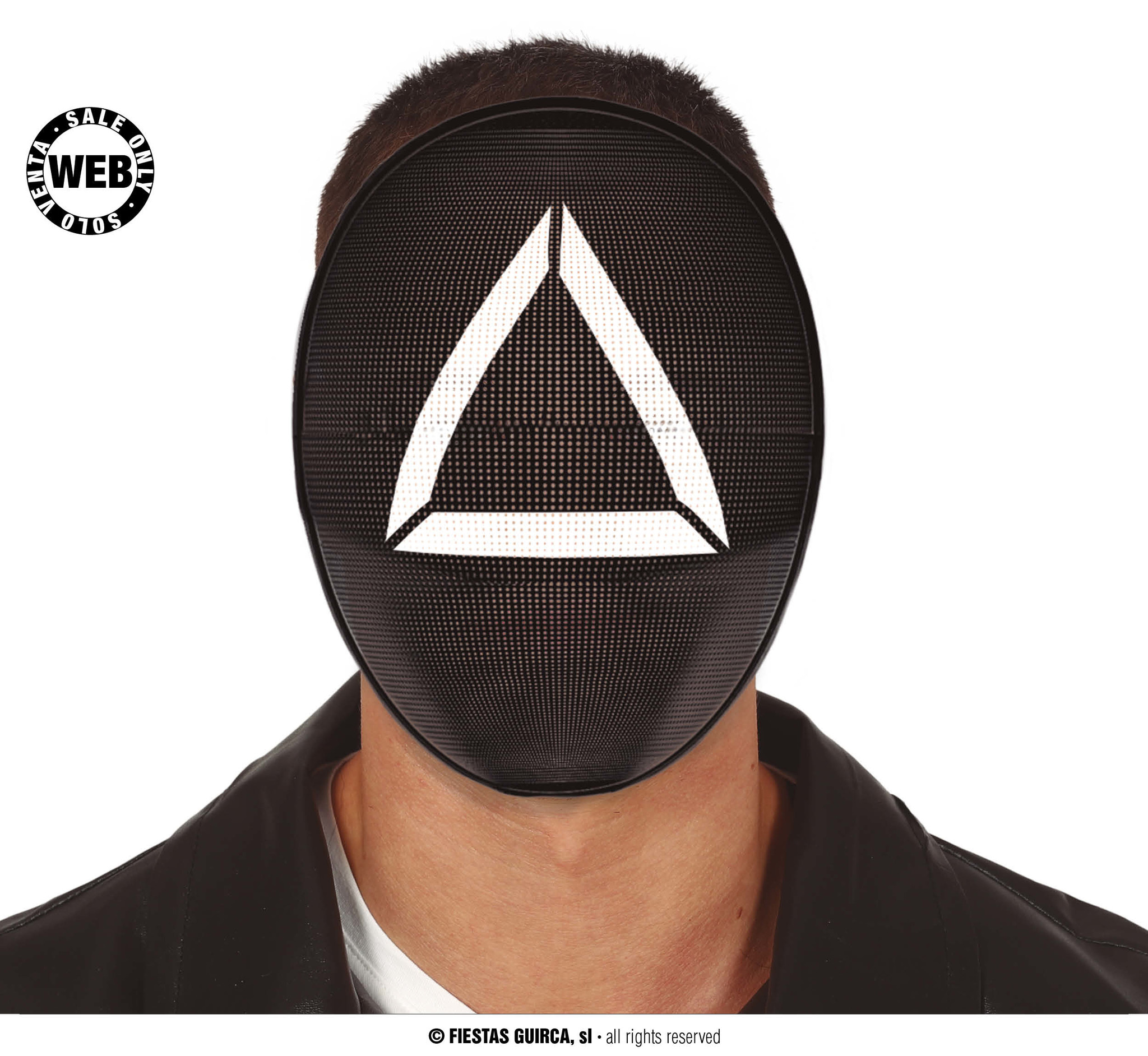 Squid Game Masker Driehoek Volwassenen afbeelding