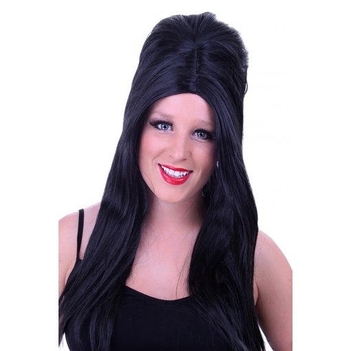 Pruik Snooki zwart