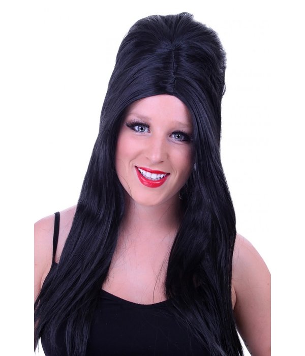 Pruik Snooki zwart