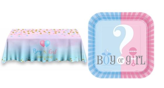 Gender Reveal Tafeldecoratie