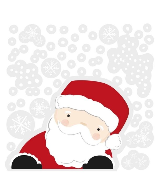 Raamstickers Kerstfiguren