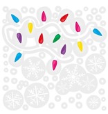 Raamstickers Kerstfiguren