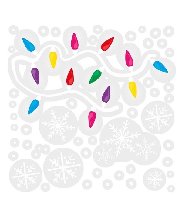 Raamstickers Kerstfiguren