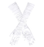 Handschoenen wit Geplooid Hollywood