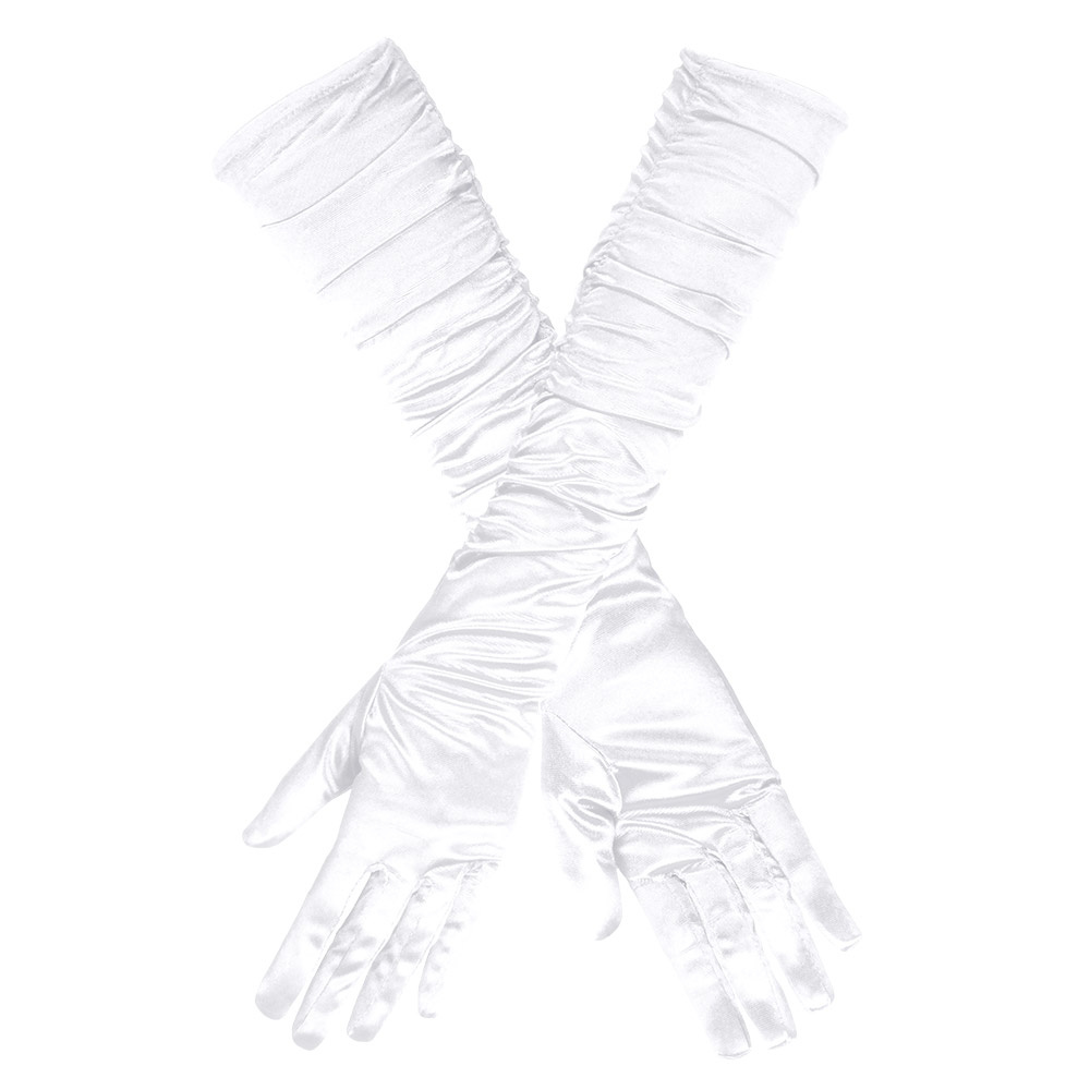 Handschoenen wit Geplooid Hollywood
