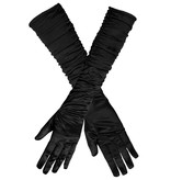 Handschoenen Zwart Geplooid Hollywood