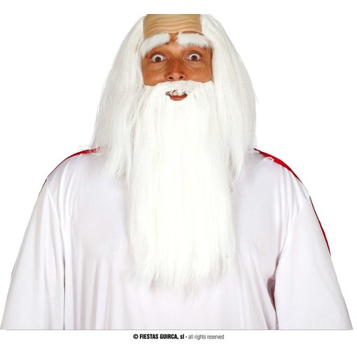 Baard Kabouter Lang Wit