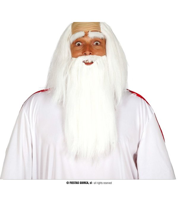 Baard Kabouter Lang Wit