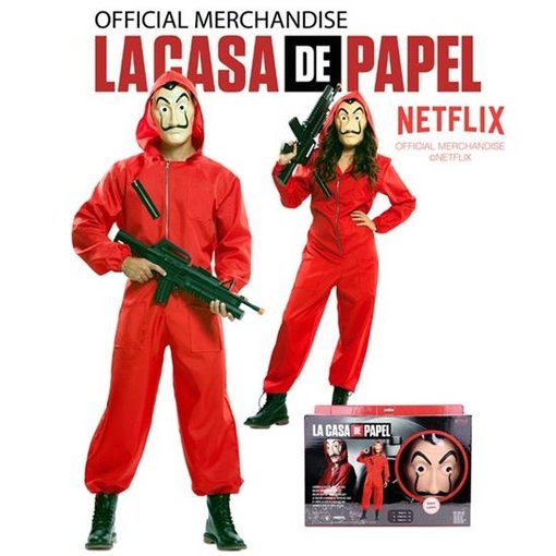 La Casa de Papel overvaller pak luxe