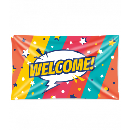 Gevelvlag 'Welcome' Sterren