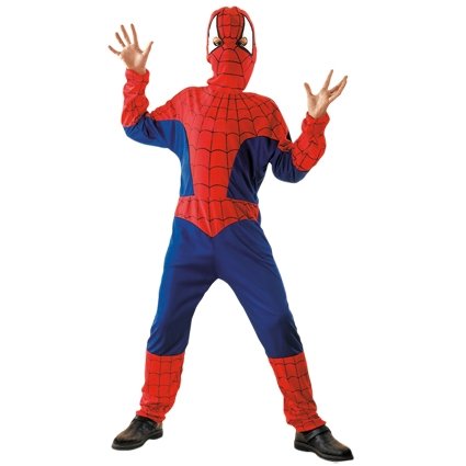 Witbaard Verkleedkostuum Spider-man Rood/blauw Maat 122-138 Cm