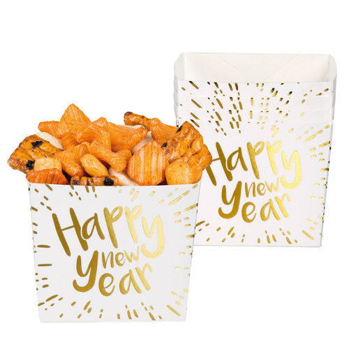 Set Traktatiebakjes Happy New Year (6st)