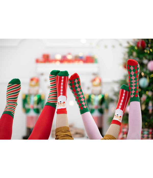 Kerstsokken kind Rood Santa