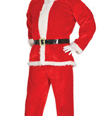 Kerstman Kostuum Fluweel Dallas