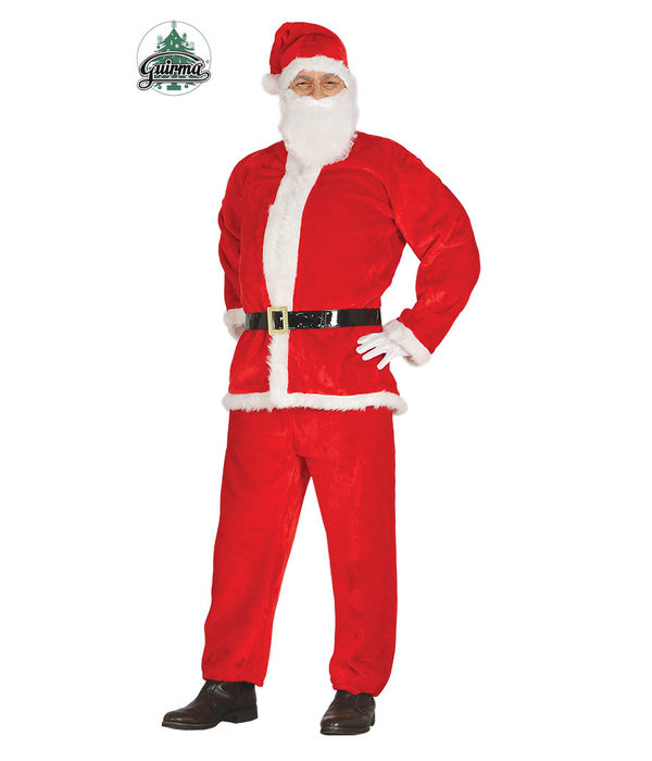 Kerstman Kostuum Fluweel Dallas