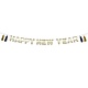 Letterslinger 'Happy New Year' met tassels (3m)