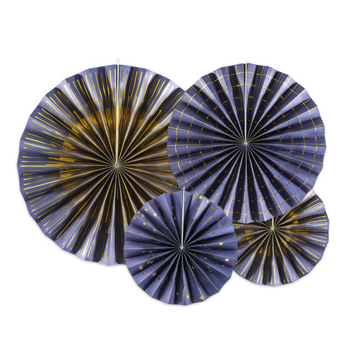 Decoratieve Rozetten Blauw/Goud