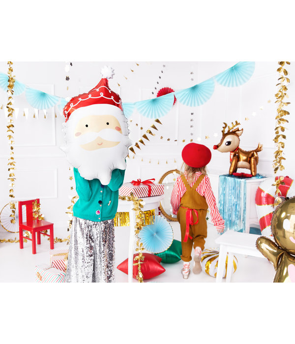 Folieballon Kerstman (37x60cm)