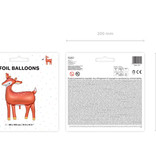 Folieballon Kerst Rendier (80x105cm)