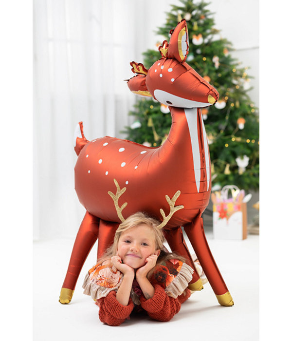 Folieballon Kerst Rendier (80x105cm)