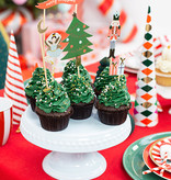 Cake toppers Kerstmis (6st)