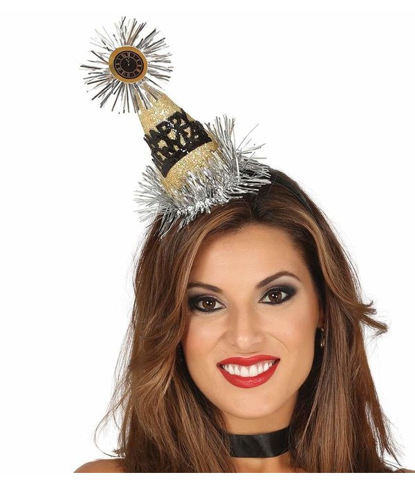 Diadeem Hoedje Happy New Year Goud