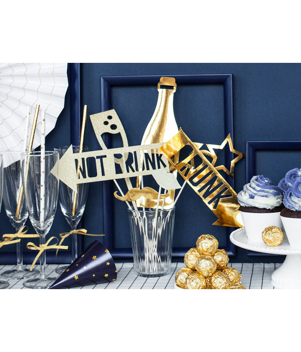 Photo Booth Props Party Goud