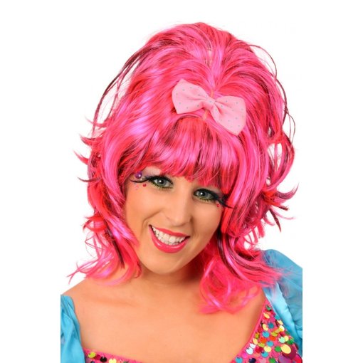 Pruik pink baby