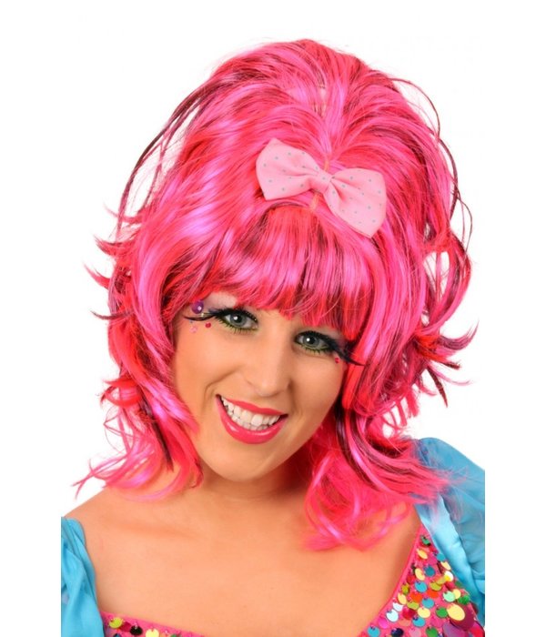 Pruik pink baby