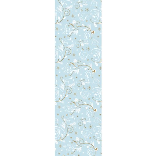 Cadeaupapier Wintertakjes Lichtblauw