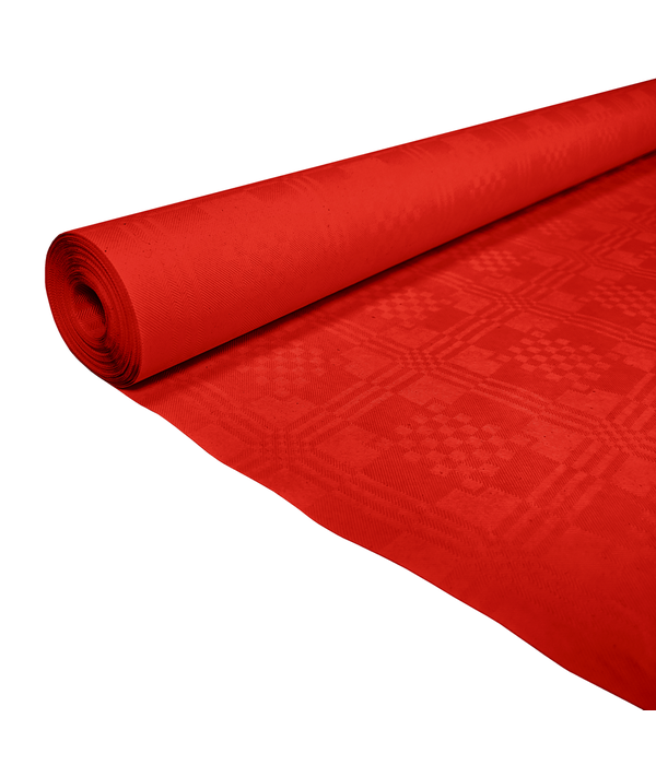 Papieren Tafelkleed Rood (1,19x8m)