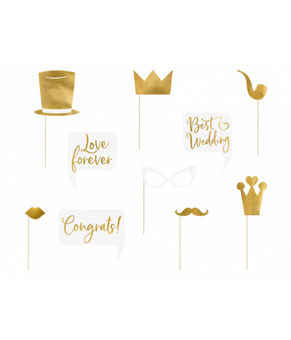 Photo Booth Trouwfoto Props (10st)