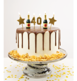 Taartkaarsjes Set 40 Jaar (6st)