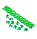 Ballonstokjes met Houders Groen (10st)